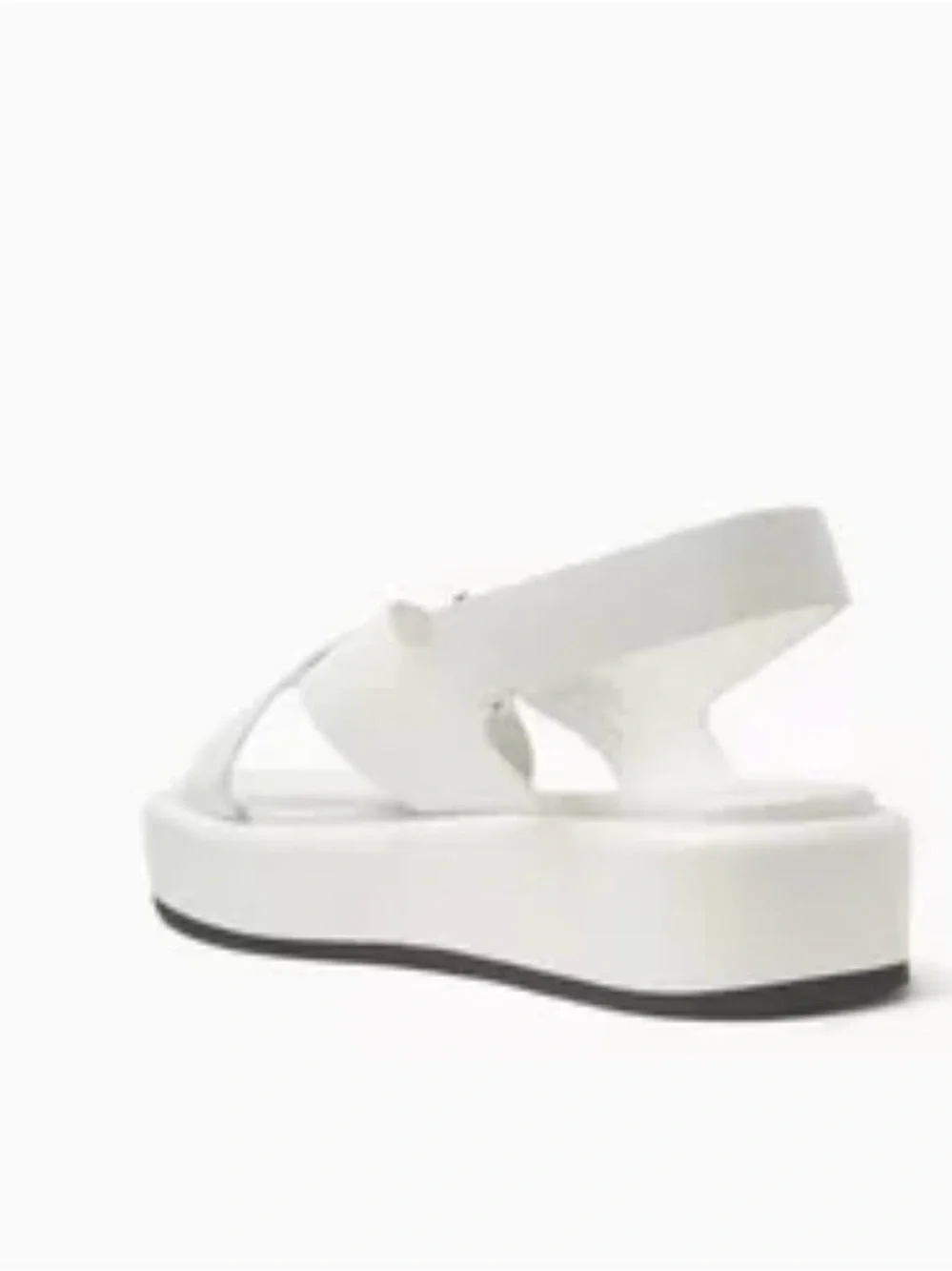 Tory Burch, 40mm T-Lock platform sandals in White, Size 8.5 - Picture 12 of 13